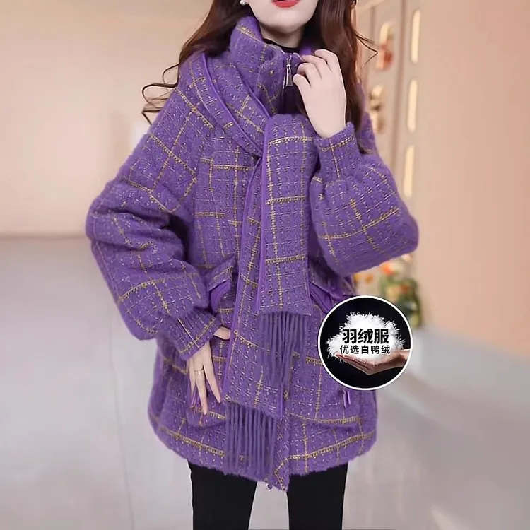 【羽绒服】冬季白鸭绒羽绒服百搭新款时尚莫瑞系穿搭休闲保暖女装