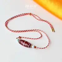 红肉无界珠珠18K金DIY项链 (多样性发)