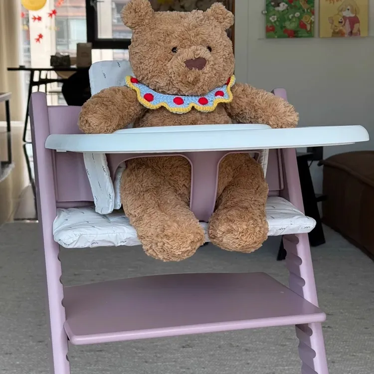 酷巴迪榉木成长椅儿童餐椅婴儿餐桌座椅宝宝家用高脚椅吃饭学习椅