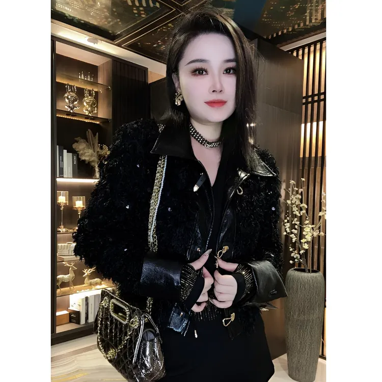 高端加厚女装轻奢气质外套重工短款时尚显瘦小香风棉衣设计师