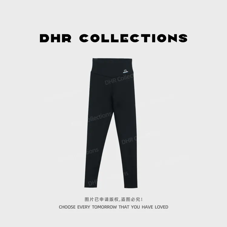 豆豆9【鲨鱼裤】加绒加厚保暖中腰不卷边纯色打底裤提臀显瘦-DK1029