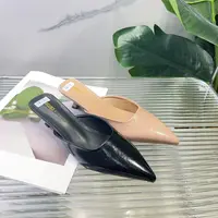 夏休闲款法式拖鞋女新款配裙子仙女风拖鞋B-1(拍大一码)