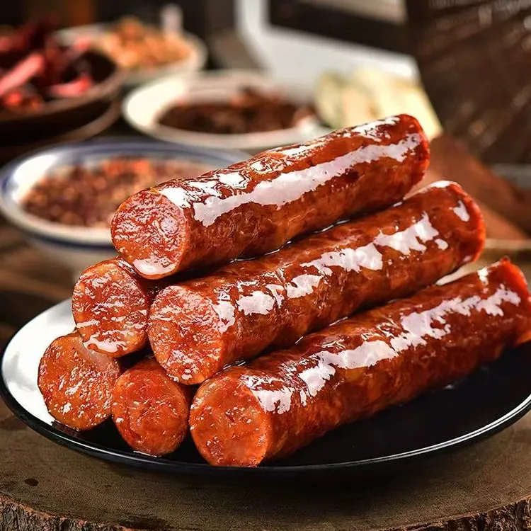 【手工香肠七瘦三肥】湖南特产民间传统美食灌香肠麻辣香肠湘西工艺