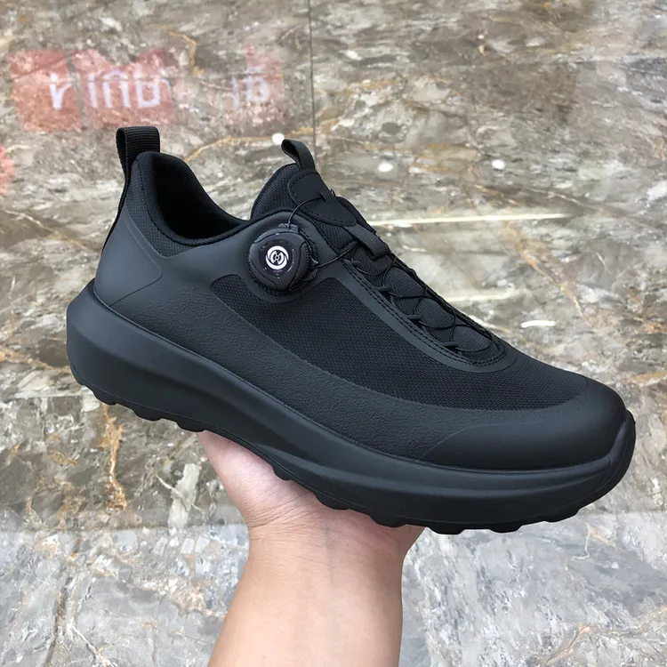 秋冬季新款百搭软底男士户外休闲徒步潮鞋轻便透气布面运动鞋男鞋