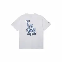 New Era x MLB 联名款 新款 潮流 男女同款短袖T恤 情侣 青花瓷