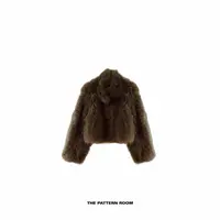  The pattern room | 暖美人量感山羊绒短外套 