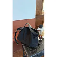 苏安家｜“r0w年度爱包”tote头层牛皮拼帆布 极简大容量黑包
