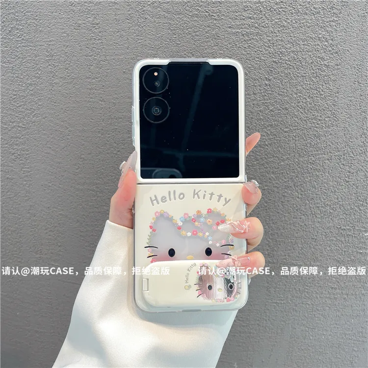 透明折叠壳适用华为荣耀/OPPO/VIVO/小米/三星/小米mixflip手机壳