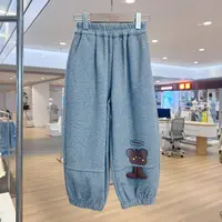 男童裤子春秋2025新款儿童绿色束脚裤时尚百搭卫裤17330358021