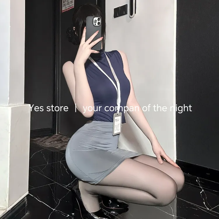 New | 【做你的猫】秘书包臀裙OL制服修身套装