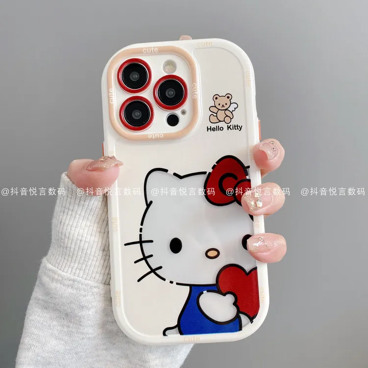 奶油壳适用iphone16promax苹果15/14/13/12华为小米凯蒂潮手机壳