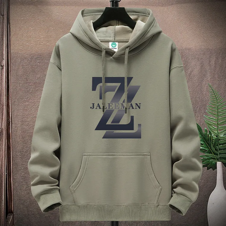 秋季男士潮流宽松休闲连帽卫衣套头大码情侣户外运动长袖帽衫上衣