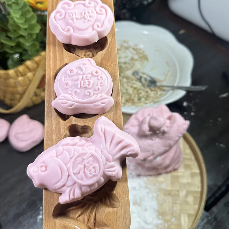 潮汕粿品模具3个图案