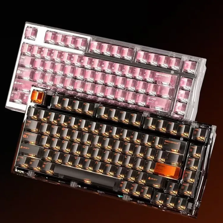 腹灵APEX75HE单模键线分离凯华云青磁轴机械键盘家用办公网咖网吧