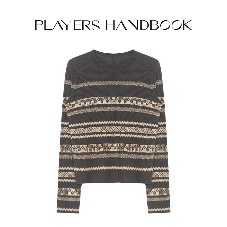 PH 《曼陀罗》小众民族风针织时尚潮流百塔休闲长袖毛衣 PH3182