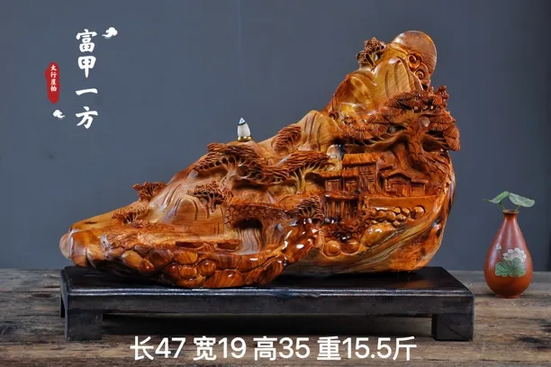 太行崖柏根雕摆件弥勒佛达摩人物观音天然随型木雕雕件礼品工艺品