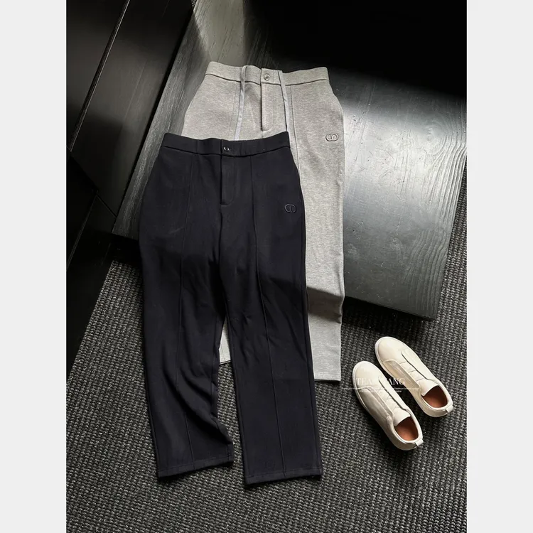 Team Yamg-秋冬新品D家羊毛加厚保暖直筒休闲百搭卫裤长裤11062