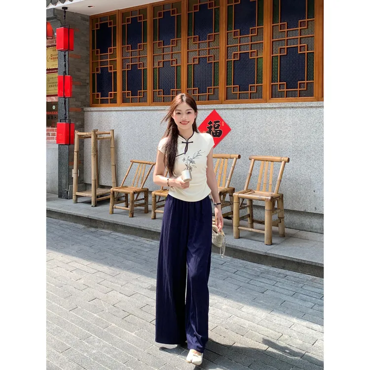 [福利清仓NO退NO换]切糕自制【闲庭信步】小个子夏季仙气通勤慵懒风