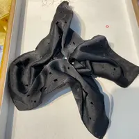 黑色洞洞方形发圈MH105 MH