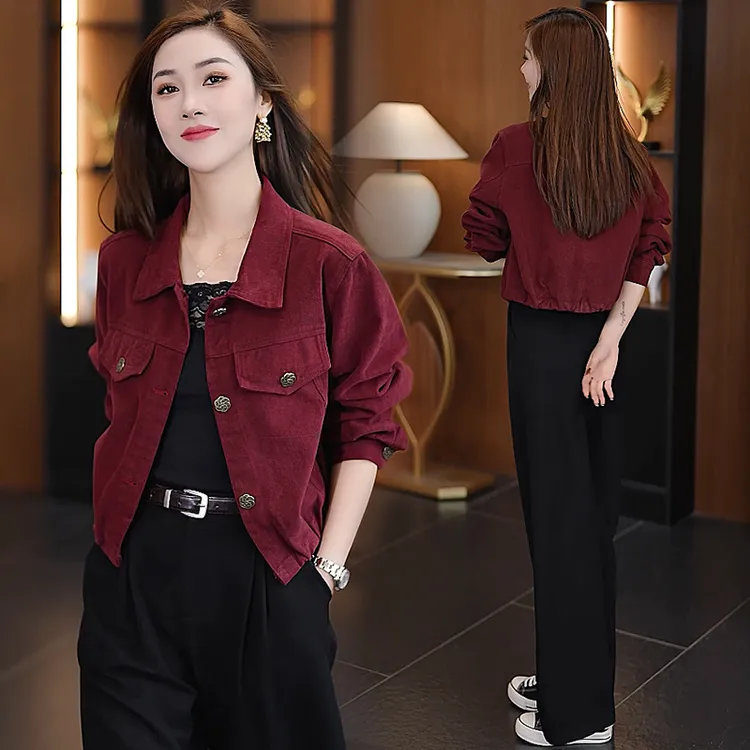 牛仔短外套女2025春季新款时髦洋气减龄短款小个子休闲气质夹克潮