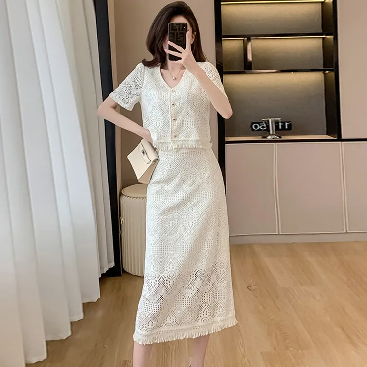 【有里布】两件套夏季新款今年流行漂亮套装裙