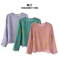 Jokara/丘可儿【漱月凉】中式国风套头早秋防晒拼接减龄宽松上衣女