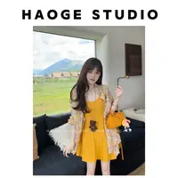 浩哥严选●连衣裙预HGX5LYQ2588A小众设计感时尚显瘦短款日常温柔