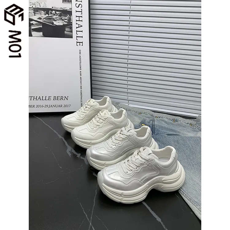 M01欧货厚底老爹鞋女2025春季新款爆款休闲百搭增高显瘦运动鞋
