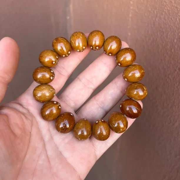 天然黄金甲紫金鼠菩提，高油性高密度，佩戴个性时尚