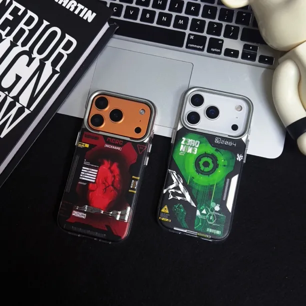适用iPhone17pro/17promax磁吸个性银河心脏行李箱苹果16p手机壳