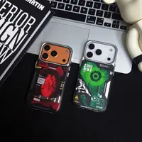 适用iPhone17pro/17promax磁吸个性银河心脏行李箱苹果16p手机壳