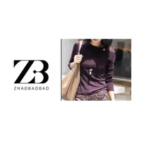 【ZHAOBAOBAO】羊毛针织长袖上衣