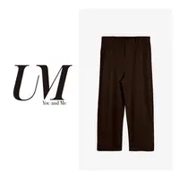【U.M】休闲垂感香蕉休闲羊毛裤