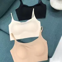 (NO退NO换)无痕带胸垫美背吊带背心女