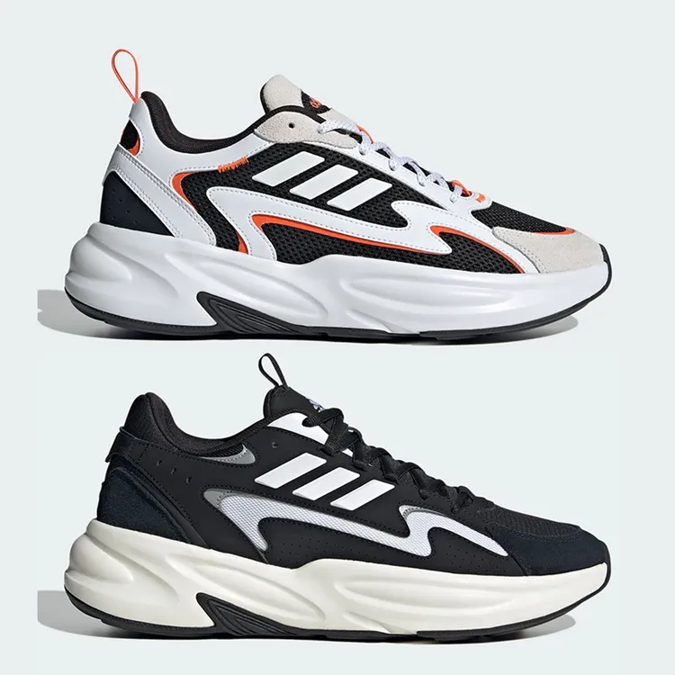 阿迪达斯 OZWAVE复古老爹鞋减震透气舒适运动休闲鞋ID3573 JH7371