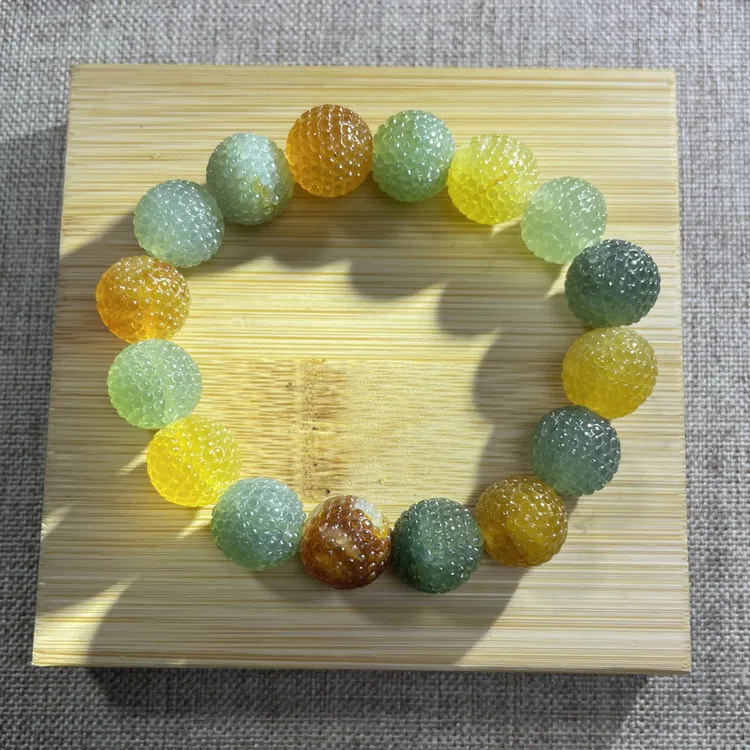 简约手饰小清新森系橙色韩版时尚法式饰品情人节礼物