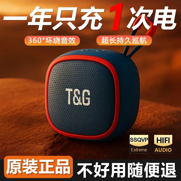 柏林之声蓝牙音箱发烧级户外便携式可插卡U盘收音type-c