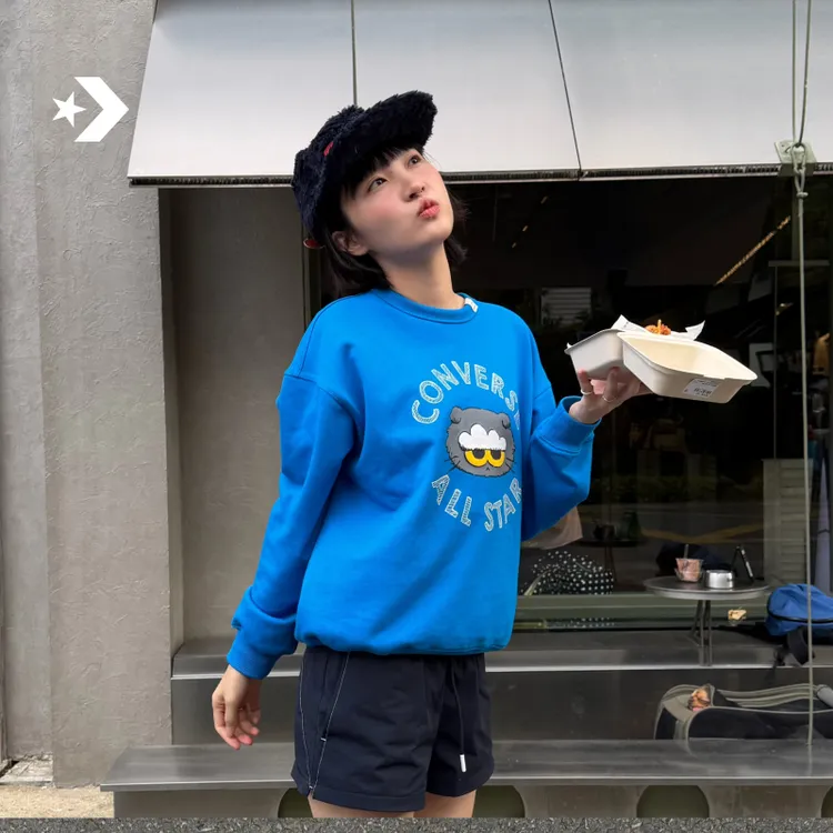 匡威官方 CONVERSE｜ZO&FRIENDS 合作系列男女经典圆领上衣UCL160