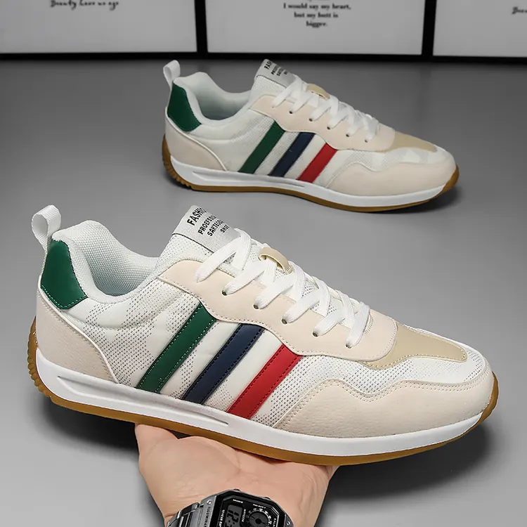 潮鞋休闲鞋韩版板鞋夏季透气软底防滑男士阿甘鞋时尚百搭运动鞋子