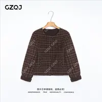 老琴私服【暖棕格调】琥珀流光风羊毛羊驼毛呢外套大衣女秋冬38999