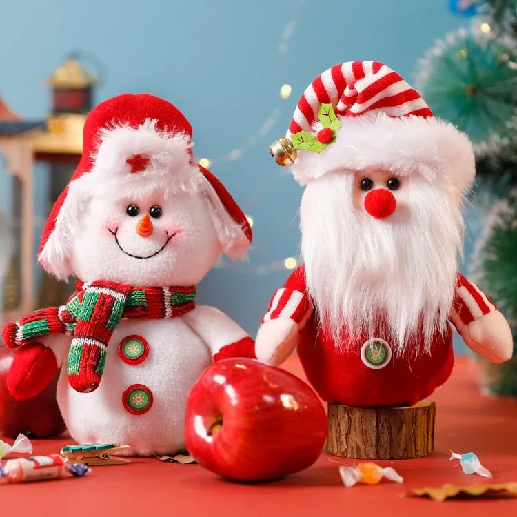 平安夜苹果礼袋圣诞节苹果袋糖果小礼品袋摆件儿童礼物包装袋收纳