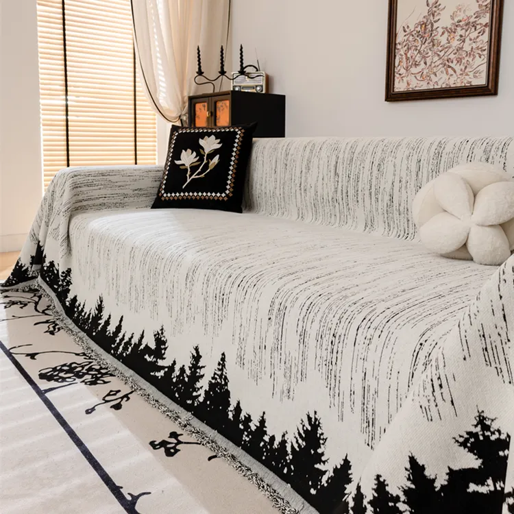 【丛林】雪尼尔防滑沙发巾防猫抓四季通用全包沙发盖巾沙发垫巾布罩