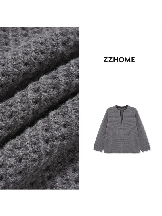 ZOZO HOME ｜可持续时髦暖斑斓松密度北欧大毛衣q171567p