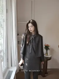 缪恩诗早秋新品Autumn x「雨说的故事～」气质法式短外套小香风时尚