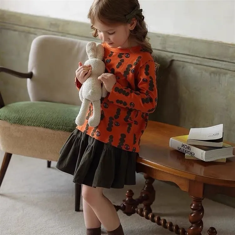 现货【婴儿绒】丝绒有光泽感墨绿色秋冬季半身裙花苞裙24B188