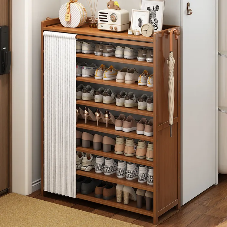 过早鞋架子多层简易鞋柜家用入户门口专用防尘大容量出租房经济型