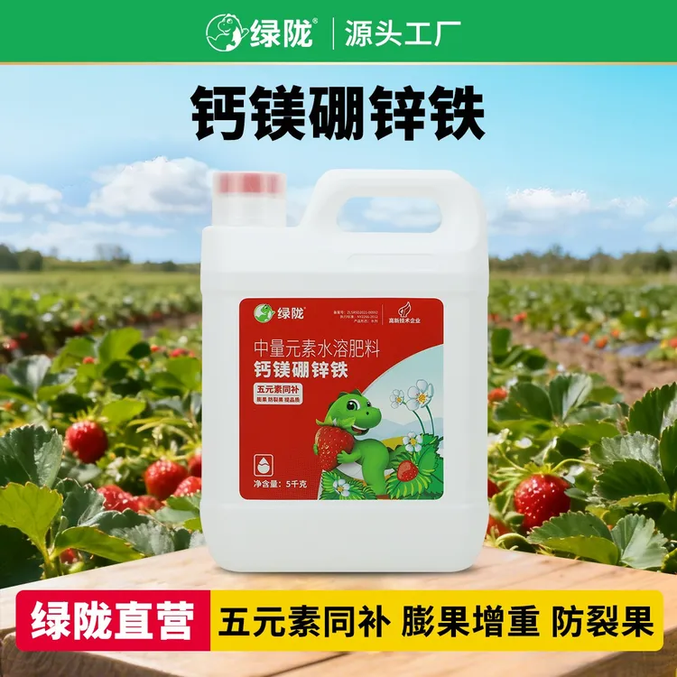 绿陇钙镁硼锌铁膨果防裂增重提质中微量元素肥料