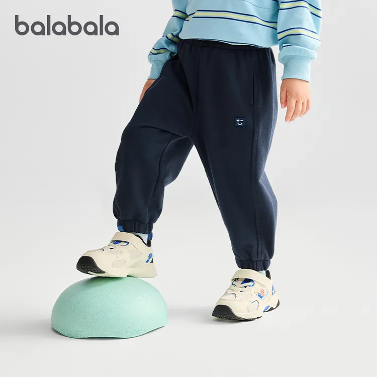 【商场同款】巴拉巴拉童装男童女童长裤儿童裤子2025新款秋慢跑裤