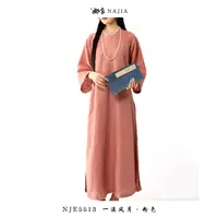 娜家·国风【一溪风月】新中式大袍复古宽松显瘦连衣裙女老钱风穿搭