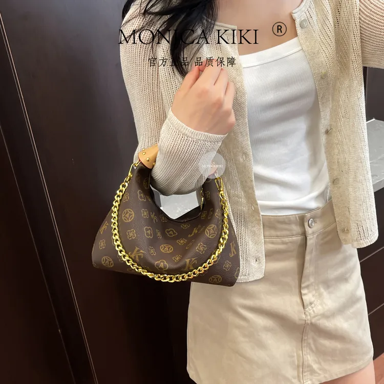 MONICA KIKI/莫妮卡奇奇时尚百搭包单肩斜挎包饺子包6288